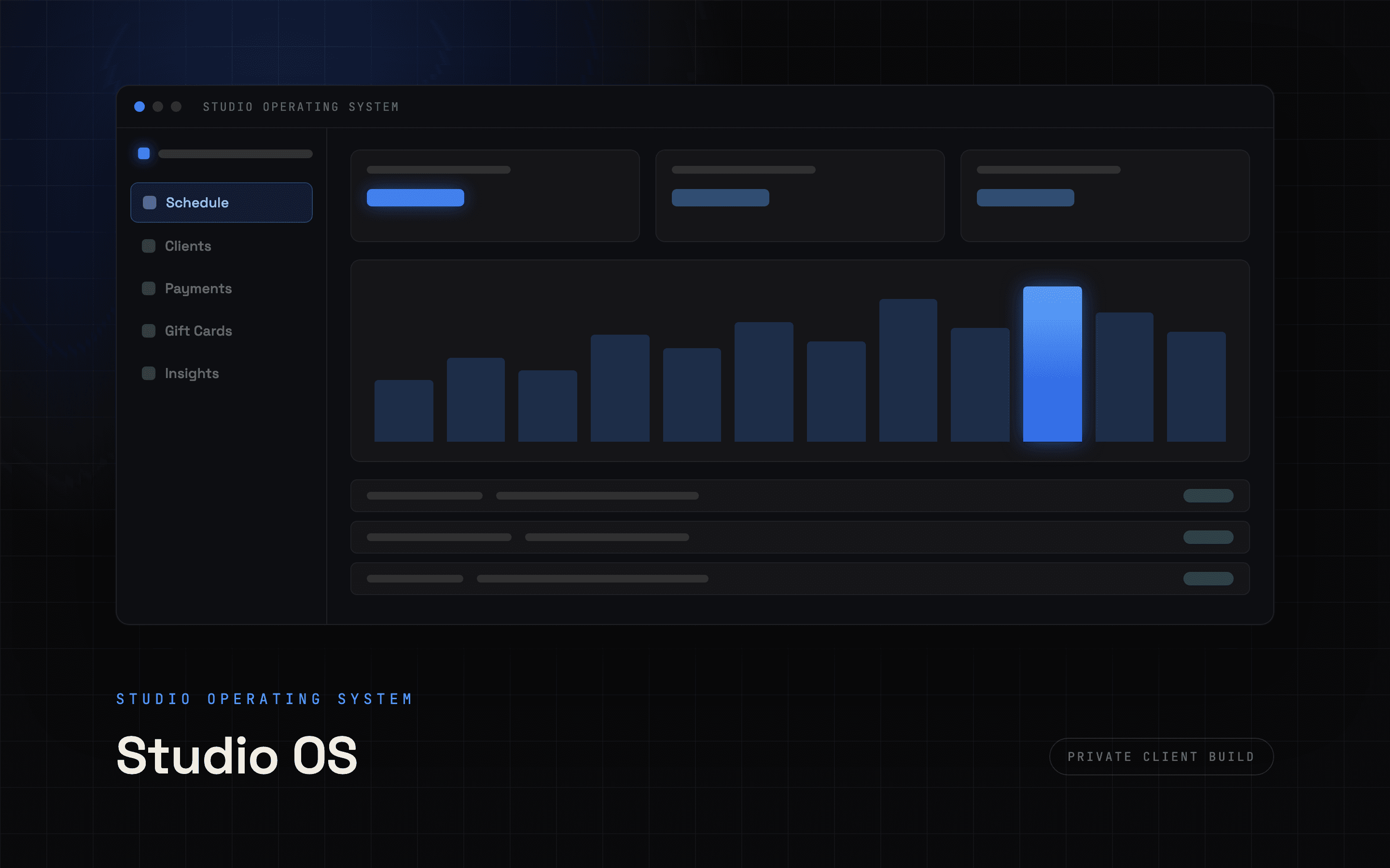 Esthetics by Seneca — Studio OS screenshot